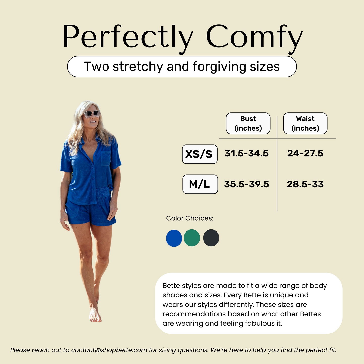 Cabana Noire Terry Lounge Top