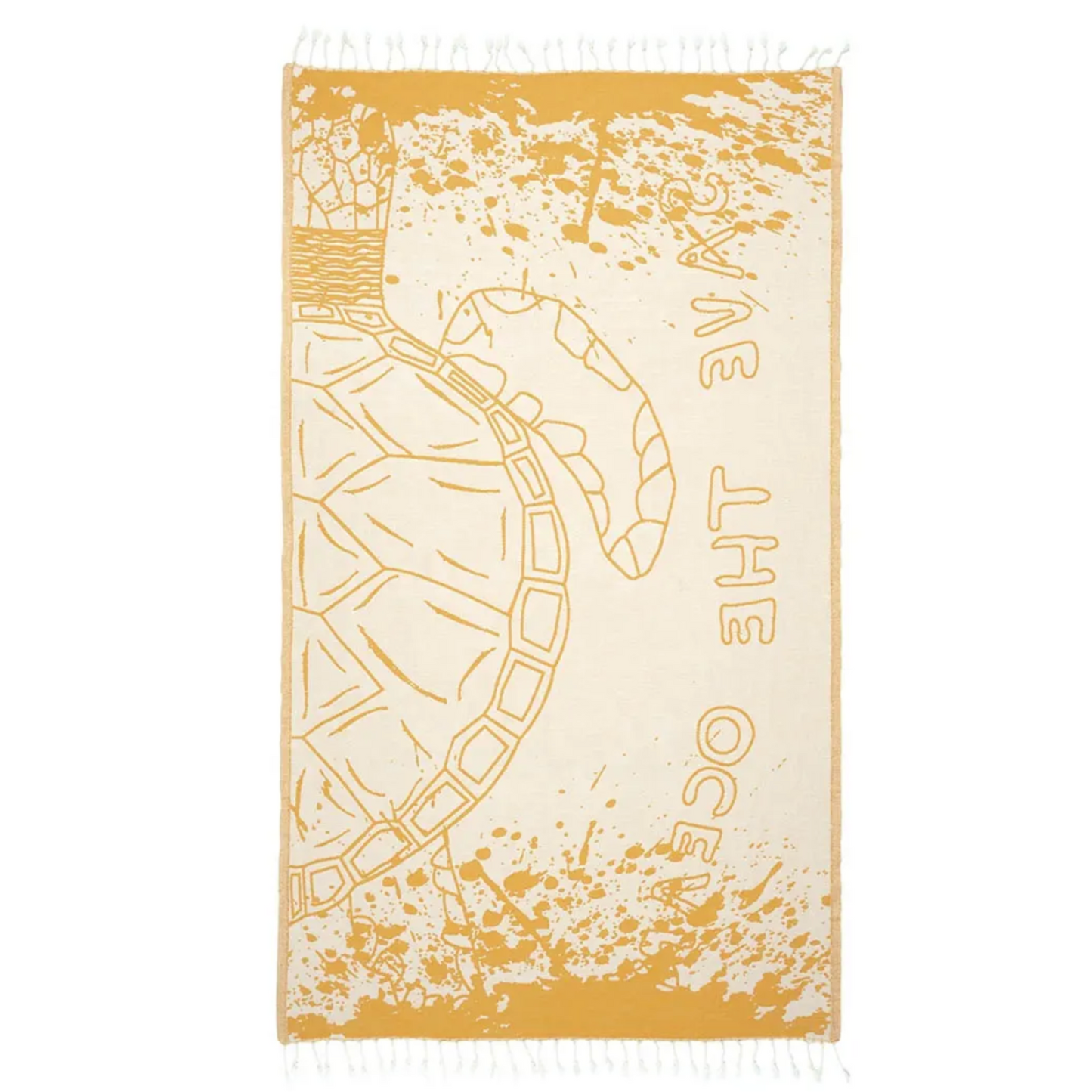 "Save the Ocean" Turkish Towel