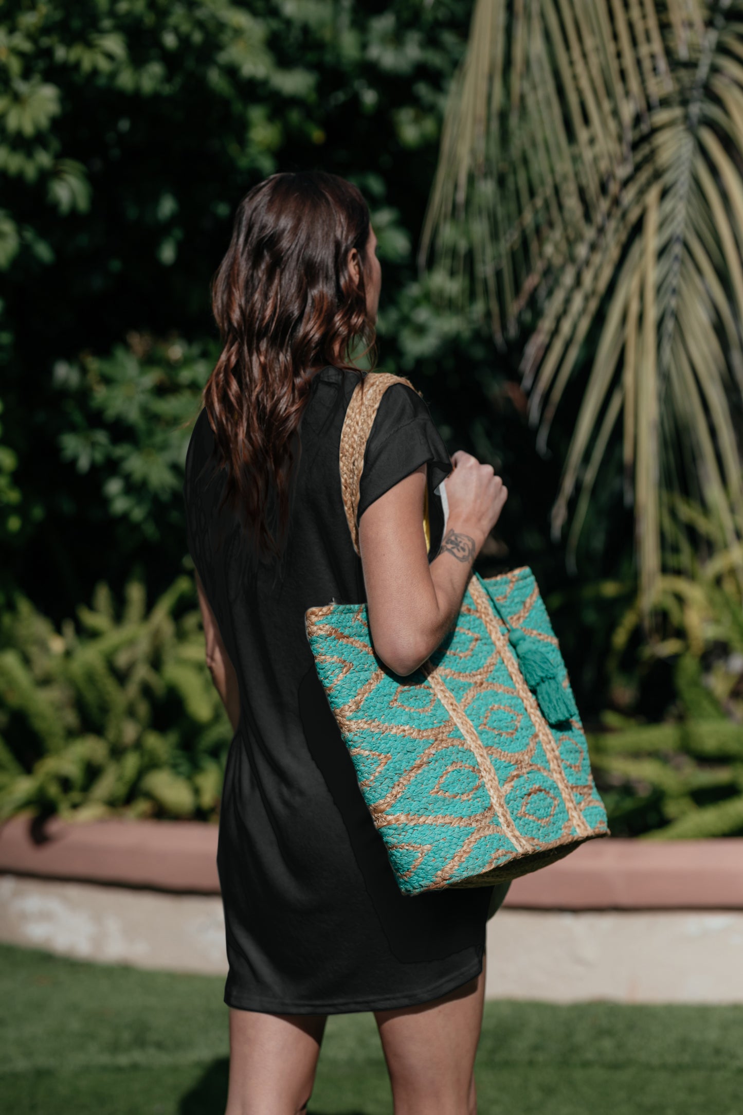 Cabana Black Terry Cover Up