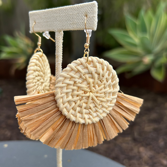Raffia Drop Earrings