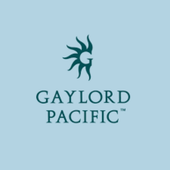 Gaylord Pacific logo on a light blue background
