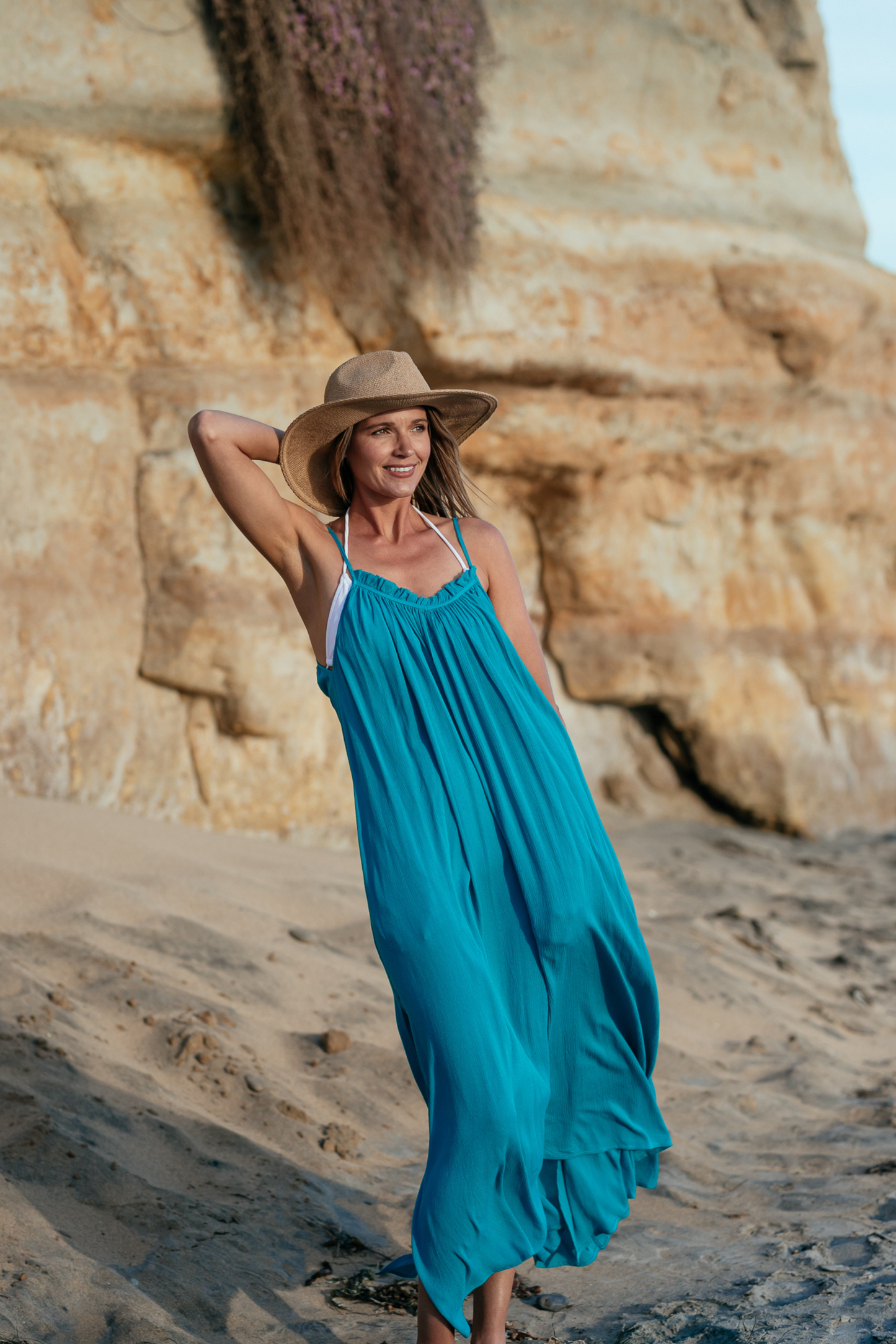 Amalie Maxi - Turquoise - Bette