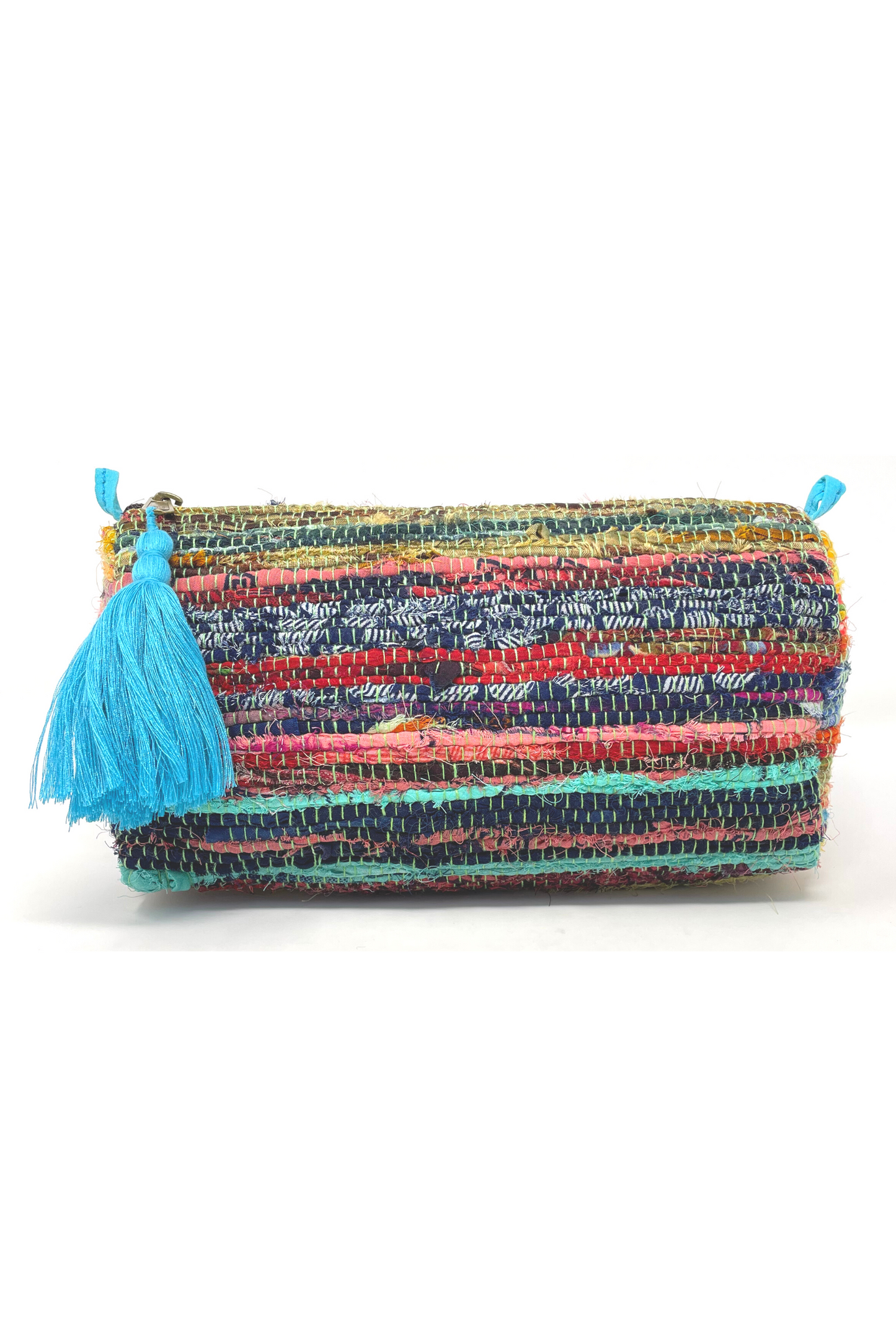 Santa Barbara Medium Pouch - Turquoise Tassel - Bette