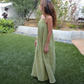 Baja 100% Cotton Maxi Cover Up - Green Flash