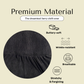 Black Bette terry cloth jumpsuit material information