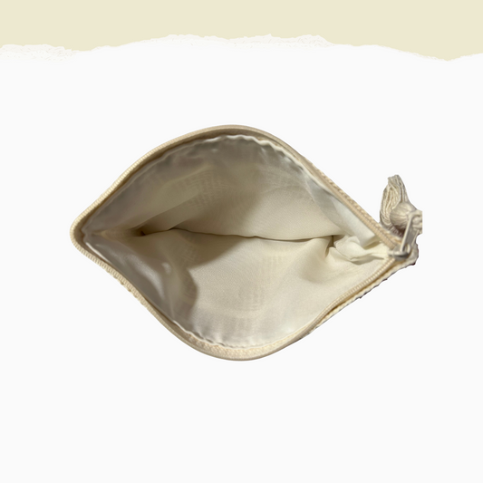 Inside of mexican woven pouch