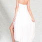 Portofino Ivory Strapless High Low Dress