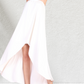 Portofino Ivory Strapless High Low Dress