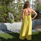 Baja 100% Cotton Maxi Cover Up - Yellow Sunrise
