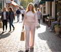 Cabana Pink Terry Cloth Lounge Pant