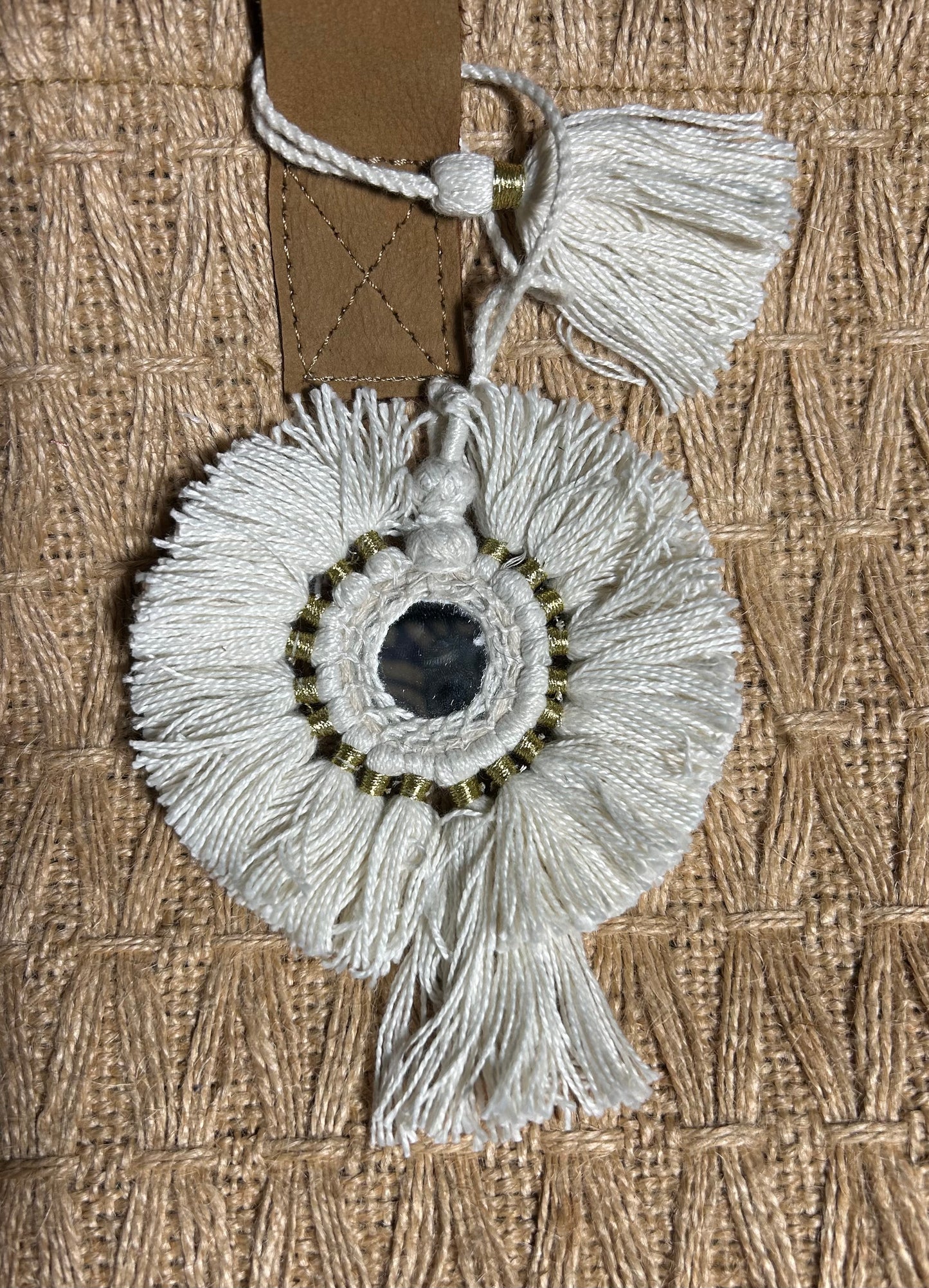 Mirror Tassel Bag Charm