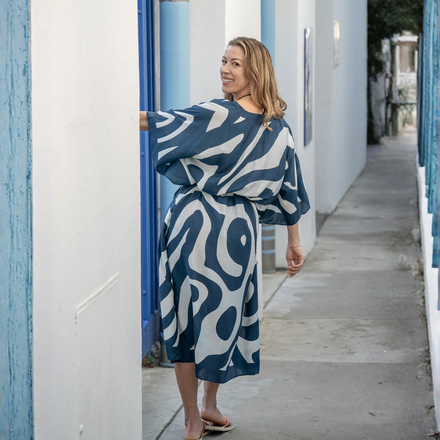 Malibu Ocean Long Kaftan