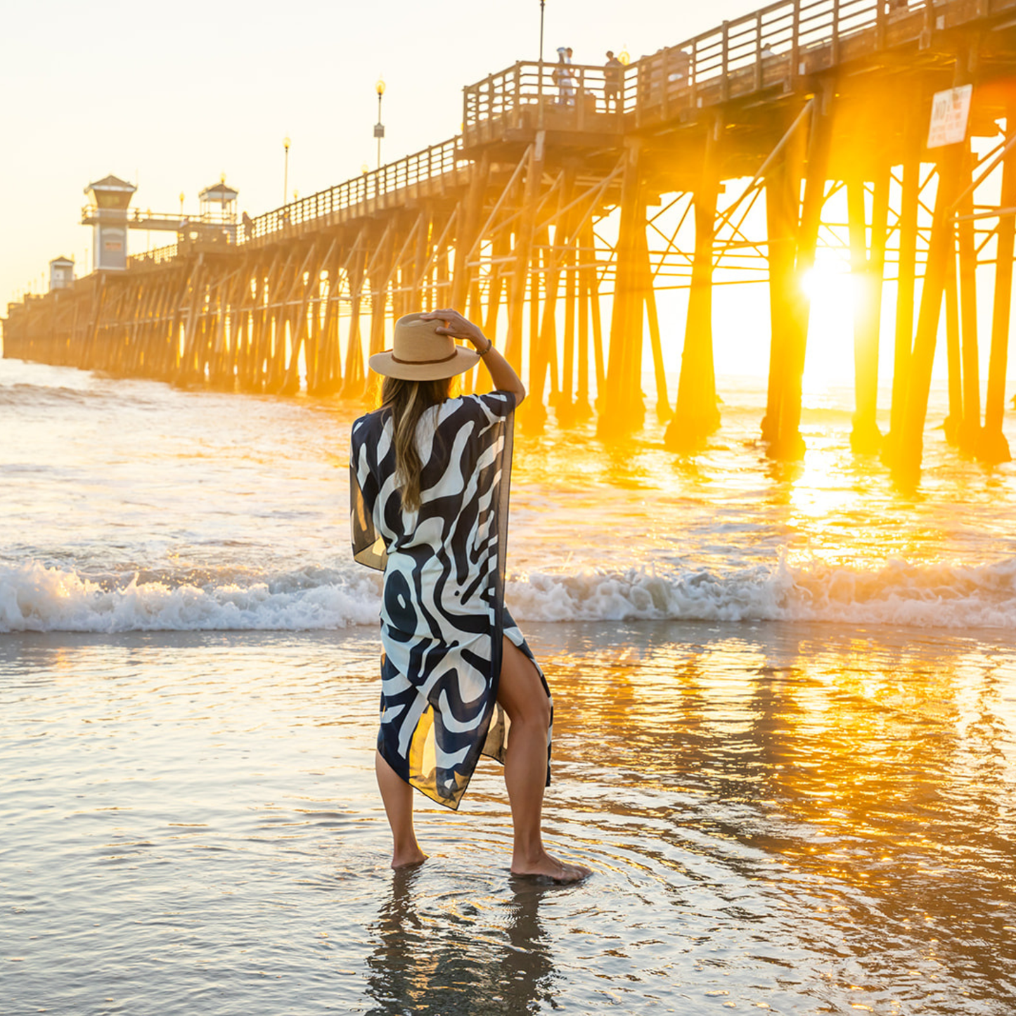 Malibu Ocean Long Kaftan