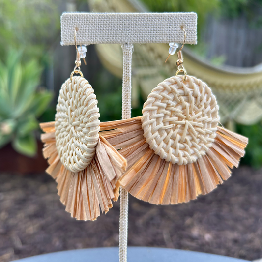 Raffia Drop Earrings