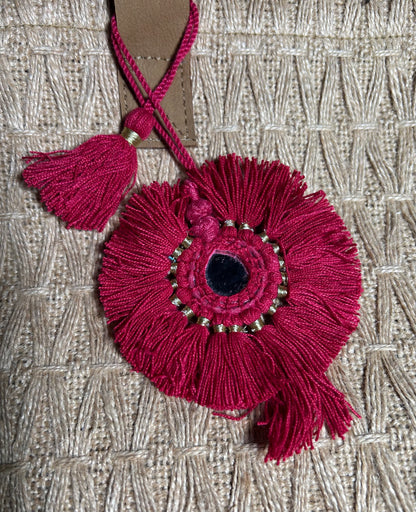 Mirror Tassel Bag Charm