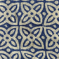 Blue Floral Block Print Sarong