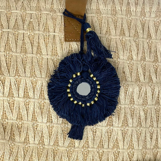 Mirror Tassel Bag Charm