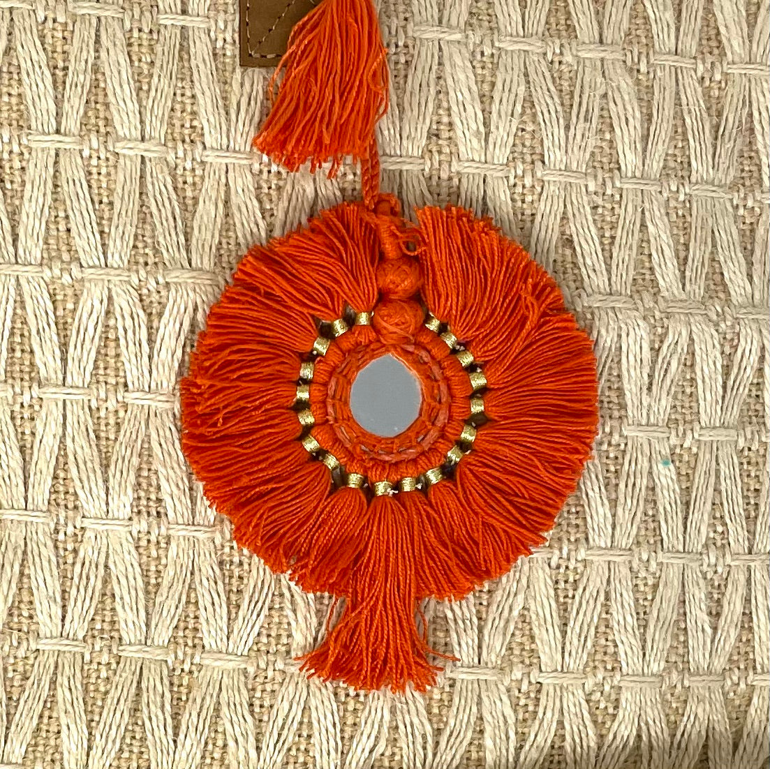 Mirror Tassel Bag Charm