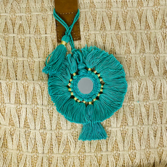 Mirror Tassel Bag Charm