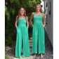 Cabana Green Terry Jumpsuit