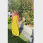 Baja 100% Cotton Maxi Cover Up - Yellow Sunrise