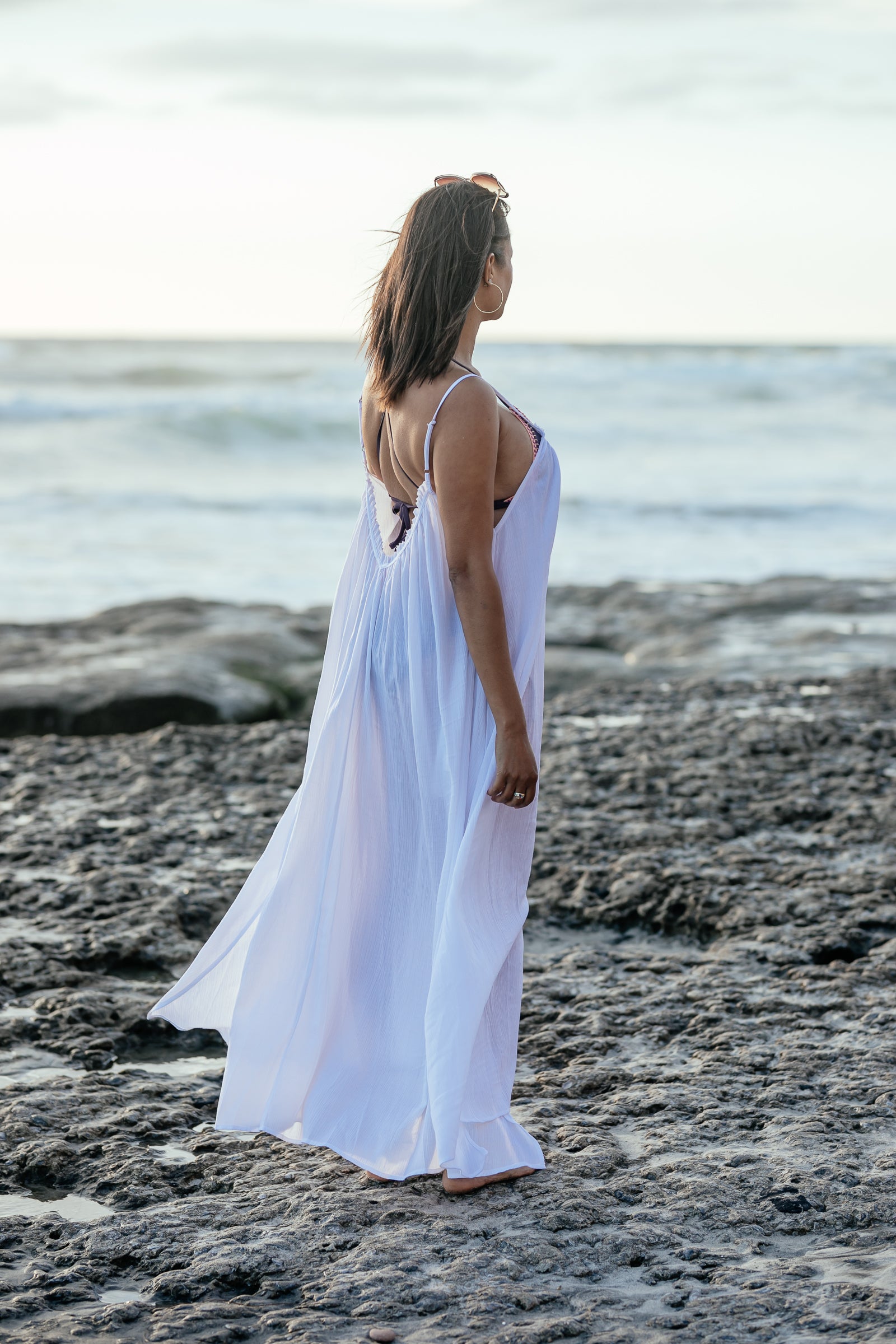 Amalie Maxi Coverup - White - Bette