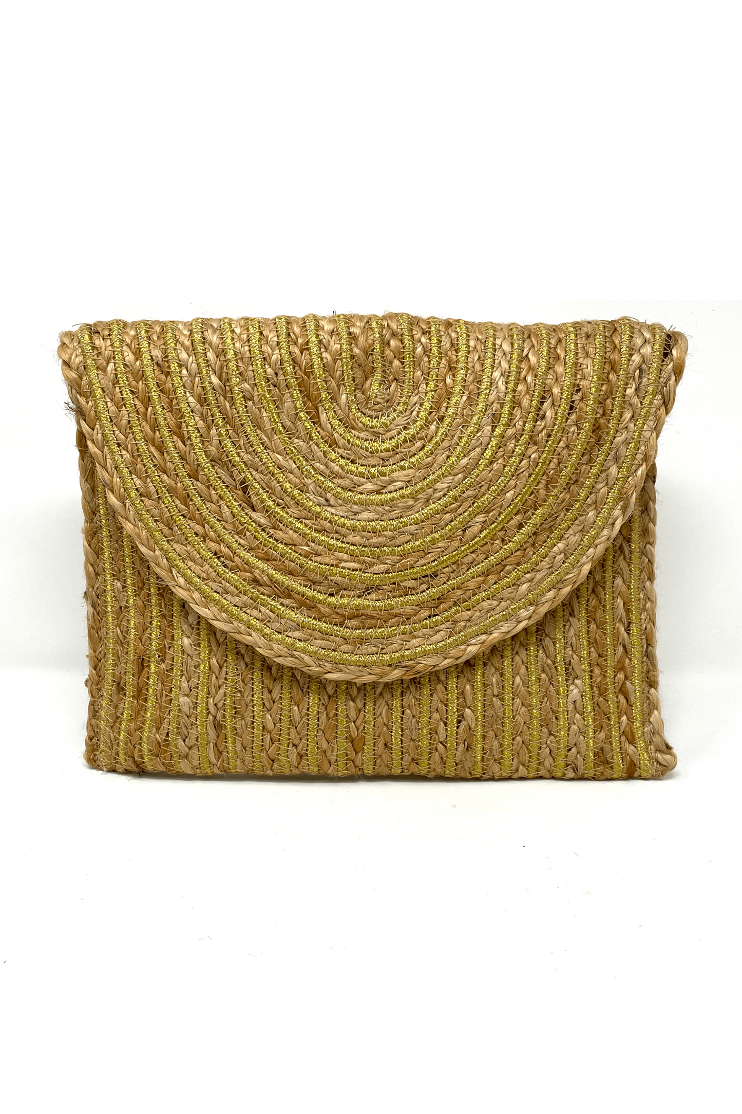 Oro Jute Clutch - Bette