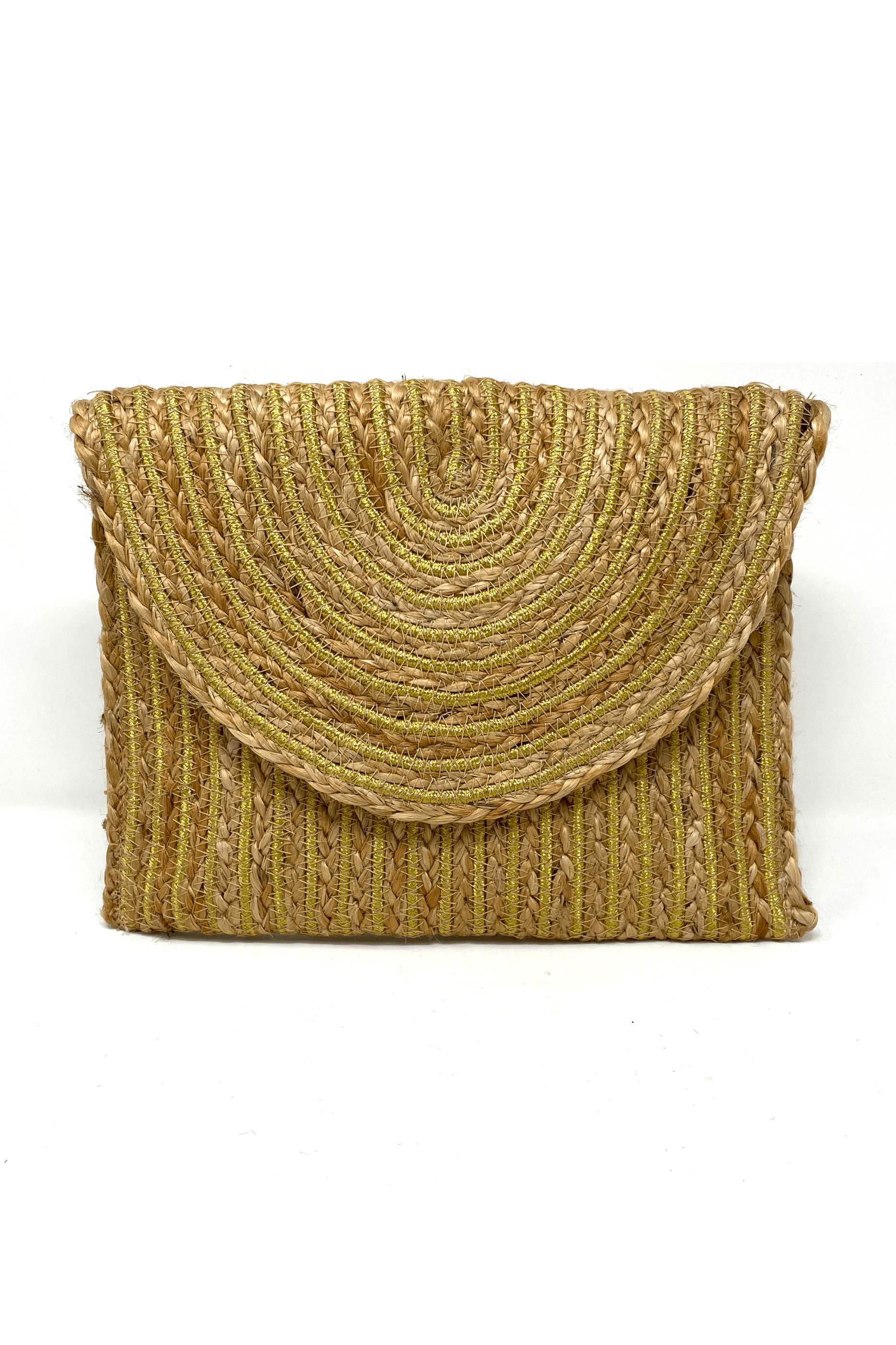 Oro Jute Clutch - Bette