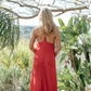 Seychelles Maxi Coverup in Red - Bette