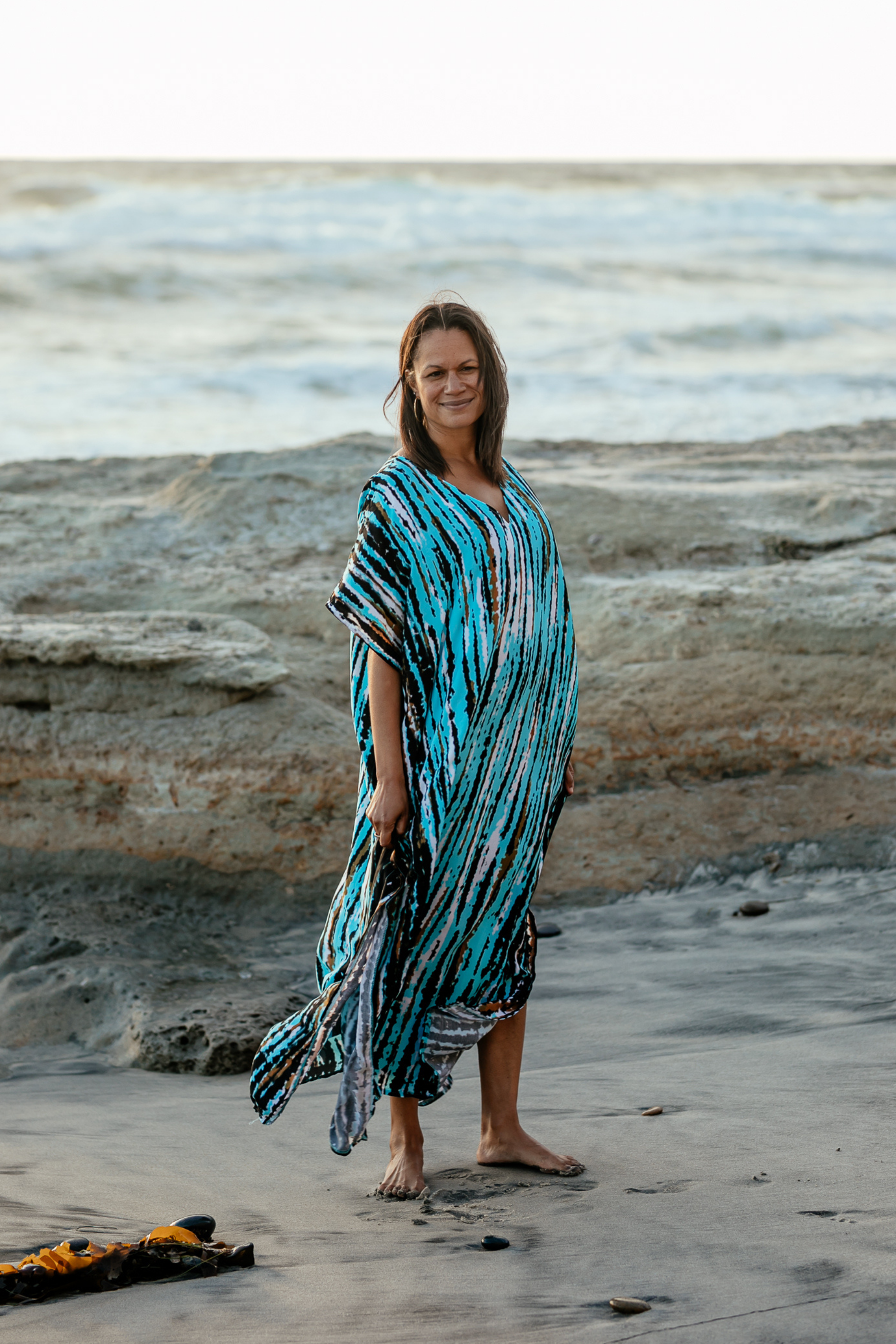 Maya Caftan - Turquoise - Bette