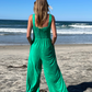 Cabana Green Terry Jumpsuit - Bette