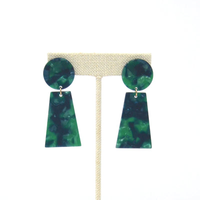 Emerald Bay Tortoise Earrings - Bette