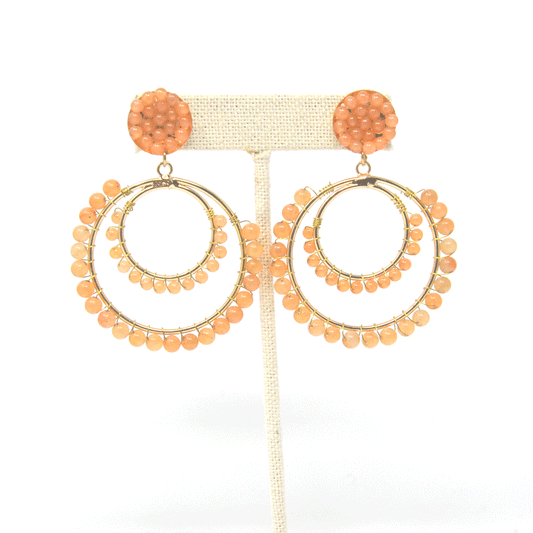 Amber Double Hoop Earrings - Bette