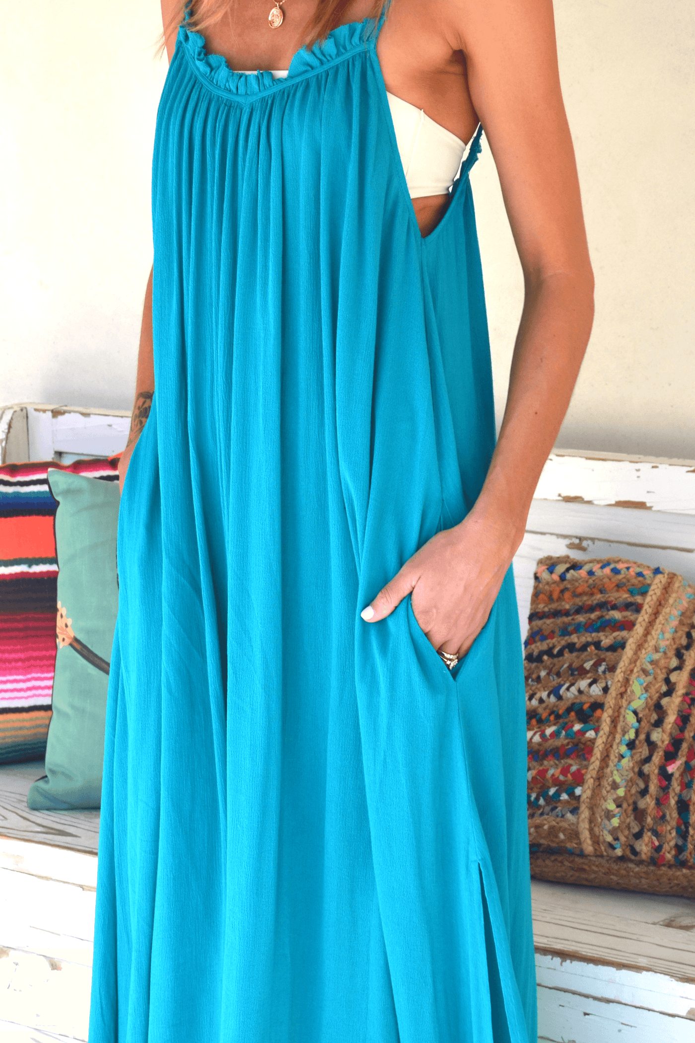 Amalie Maxi - Turquoise - Bette