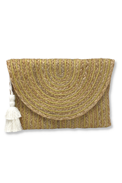 Oro Jute Clutch
