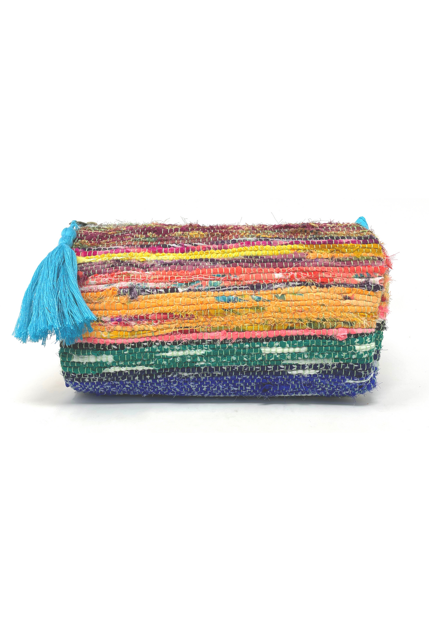 Santa Barbara Medium Pouch - Turquoise Tassel - Bette