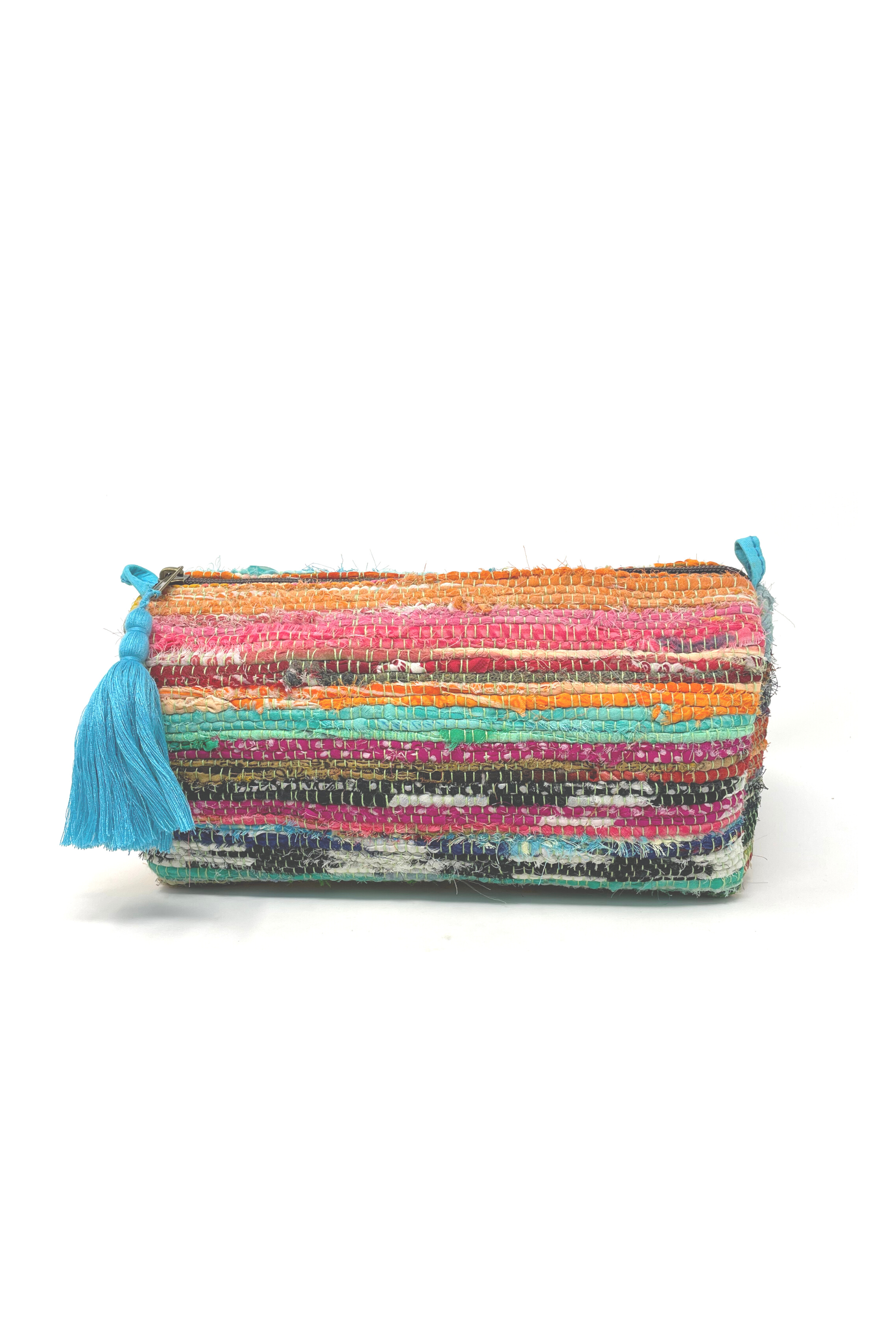 Santa Barbara Medium Pouch - Turquoise Tassel - Bette